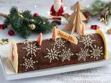 Bûche de Noël au chocolat et à l'orange - Amandine Cooking