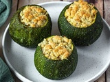 Courgettes farcies façon crumble