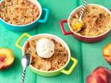 Crumble aux pêches