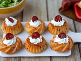 Cupcakes salés au chorizo et chèvre