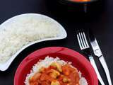 Curry de poulet et pois chiches à l'indienne