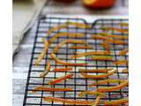 Écorces d'orange confites - Amandine Cooking