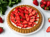Gâteau à la chantilly et fraises