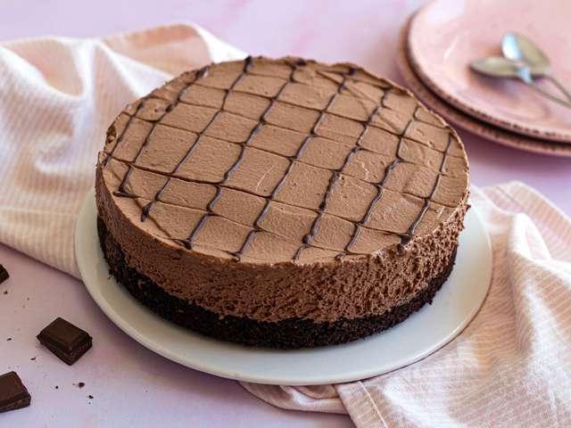 Boule de Noël à la mousse au chocolat - Amandine Cooking