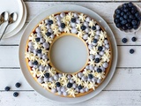 Gâteau couronne myrtilles et vanille