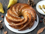 Gâteau moelleux aux poires et noisettes