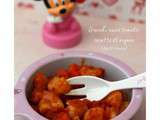 Gnocchi à la sauce tomate, carotte et oignon (pour bébé dès 10-12mois)