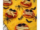 Mini-pizzas momies pour Halloween