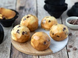 Muffins au chocolat blanc et pépites de chocolat au lait