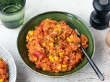 One pot riz au chorizo façon mexicaine
