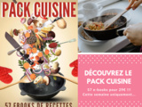 Pack cuisine: 57 e-books de recettes pour 29€ seulement