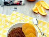 Porridge façon tiramisu à l'orange