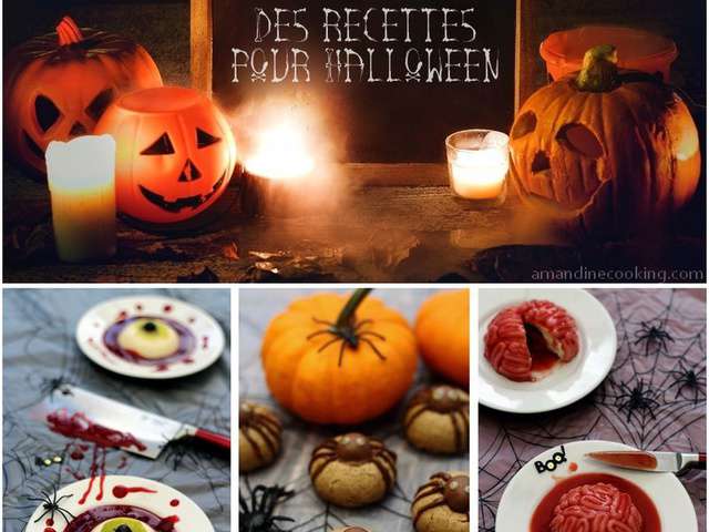 Gâteau cimetière pour Halloween - Amandine Cooking