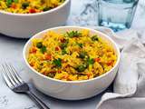 Riz au curry et petits légumes