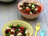 Salade de lentilles à la grecque