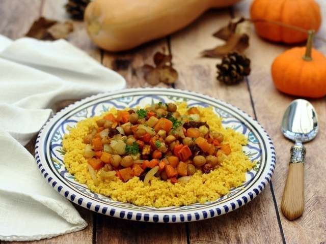 Tajine aux pois chiches, abricots et amandes (Vegan, Sans Gluten