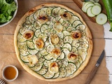 Tarte fine courgette chèvre