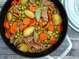 Veau mijoté aux légumes de printemps