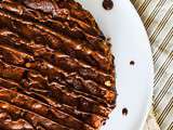 Cheesecake-brownie chocolat & vanille