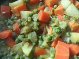 Curry doux de légumes