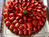 Tarte aux fraises crème chiboust