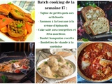 Batch cooking 17 : 5 repas faciles à préparer pour la semaine