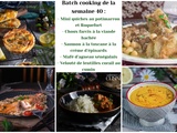 Batch cooking : 5 repas d’automne pour la semaine 40