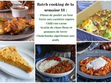 Batch cooking recette : 5 repas faciles pour 4 personnes