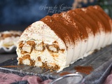Bûche tiramisu au mascarpone, café & spéculoos (sans cuisson)