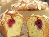 Cake amandine aux framboises / cake sans gluten