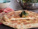 Cheese naan / naan au fromage indien