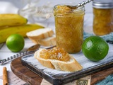 Confiture de banane au citron vert