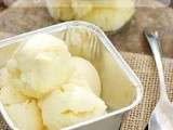 Crème glacée a l'ananas sans sorbetiere