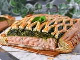 Feuilleté de saumon aux épinards : Saumon wellington