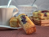 Financiers aux myrtilles