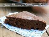 Gâteau mousseux au chocolat sans farine