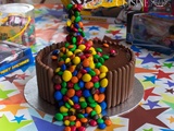Gravity Cake au Chocolat : Recette Facile du Gâteau Suspendu aux m&m’s
