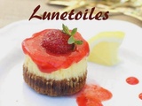Mini cheesecake aux fraises
