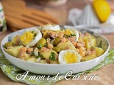 Salade portugaise au thon et pois chiche