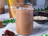 Smoothie au collagène et chocolat