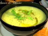 Soupe aux poireaux, pomme de terre et cèleri