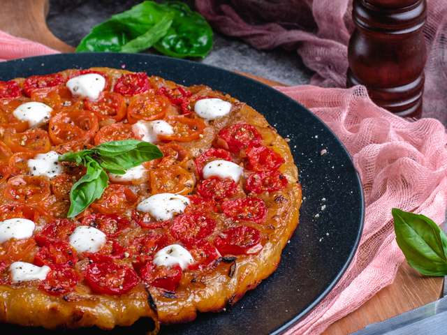 Tarte tatin aux panais, carottes et échalotes - Del's cooking twist