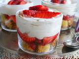 Trifles de fraises au mascarpone