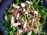 Délicieuse salade quinoa cerises