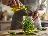 Conserver piment vert dans huile d’olive : la méthode artisanale pour garantir la sécurité
