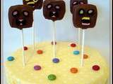 Cake pops  Robots  au chocolat