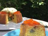 Gâteau de Polenta, Myrtilles & Kumquat confits