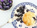 Muffins Vintage aux Myrtilles - Foodista Challenge #20