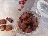 Fudge chocolat-cranberries