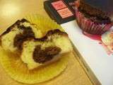 Muffins marbrés aux deux chocolats
